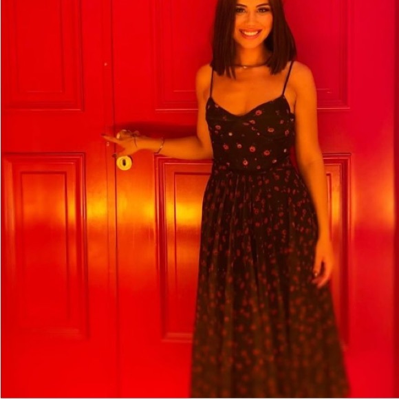 Betsey Johnson Fuchsia Sparkle Lips Dress Valentine’s Day - Picture 10 of 16